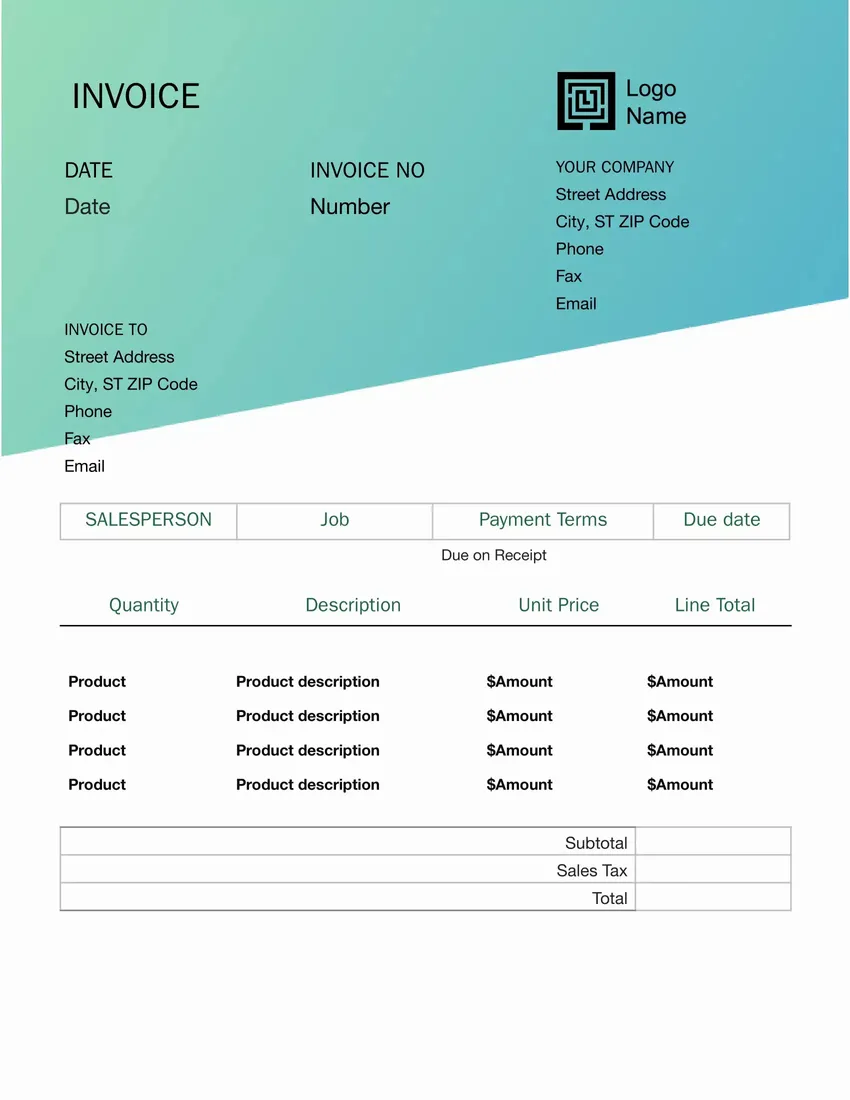 Invoice Template