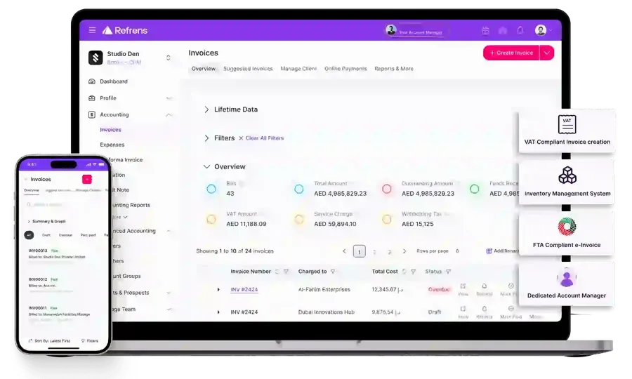 Online Invoicing Software for small business in UAE