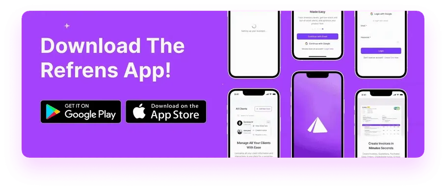 Download Invoice Maker App - Refrens Billing & Invoicing