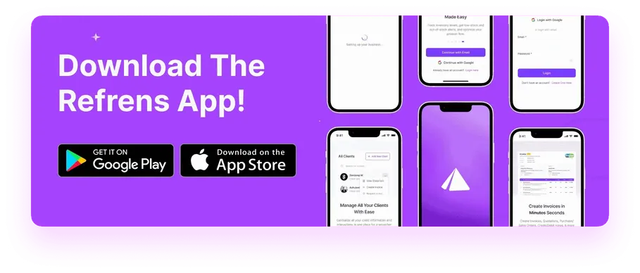 Download Invoice Maker App - Refrens Invoice